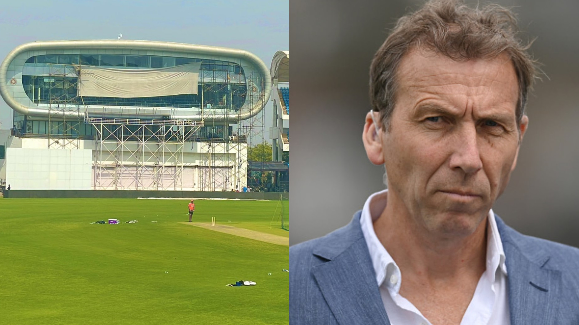 IND v ENG 2024: Michael Atherton unveils first look of pitch at Rajkot Stadium for 3rd Test