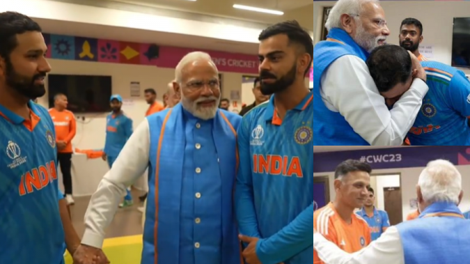 CWC 2023: WATCH- 'Keep smiling, country is looking up to you'- PM Narendra Modi consoles Indian team after World Cup final loss