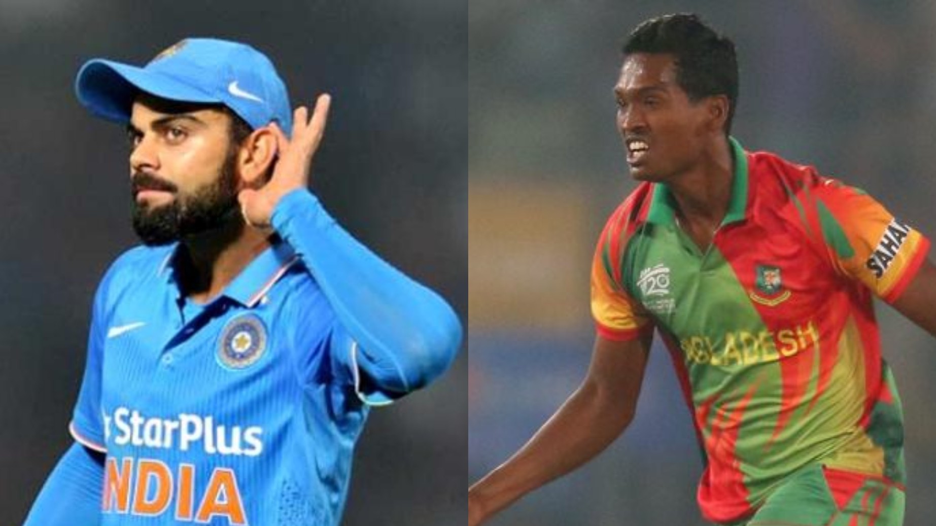 WATCH- “Virat Kohli will sledge you even if you bowl a good delivery,” says Al-Amin Hossain