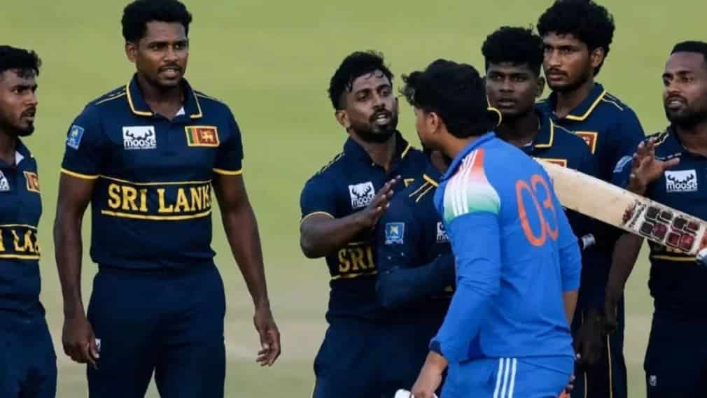 Vaibhav Sooryavanshi got into a physical altercation with a SL A player | X