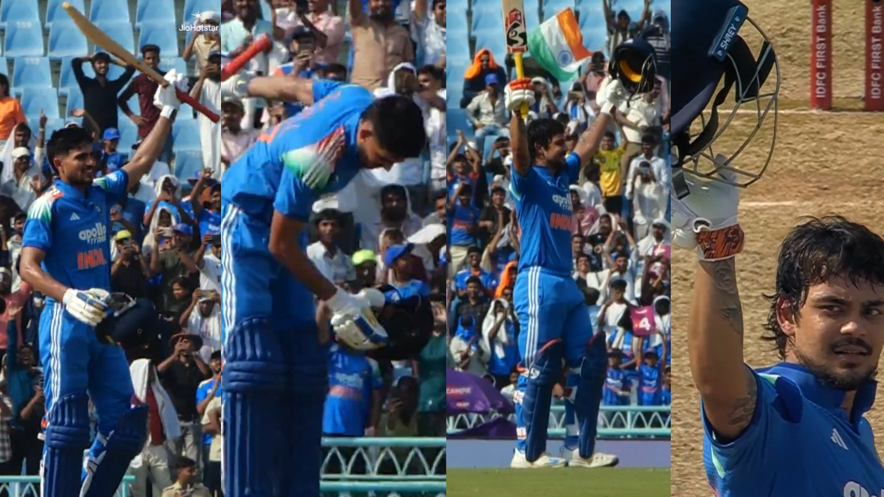 IND v AFG 2026: WATCH- Shubman Gill and Ishan Kishan celebrate splendid centuries in the same over