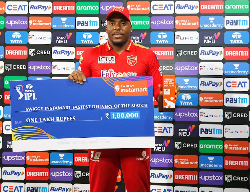 Odean Smith was rewarded as the player of the match | BCCI/IPL