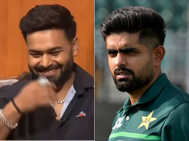 Rishabh Pant and Babar Azam | X