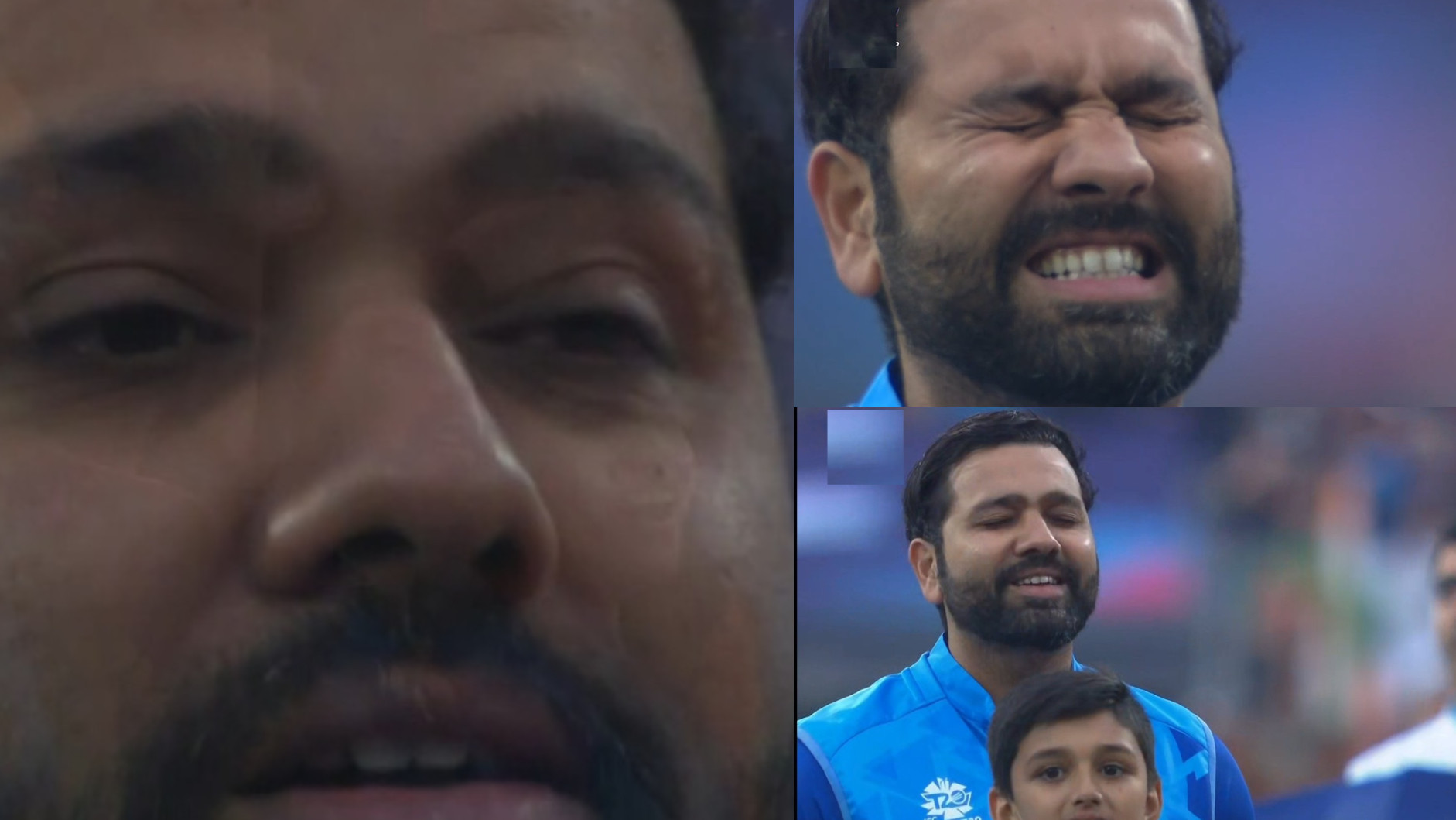 T20 World Cup 2022: WATCH- India captain Rohit Sharma tears up while singing national anthem ahead of Pakistan game