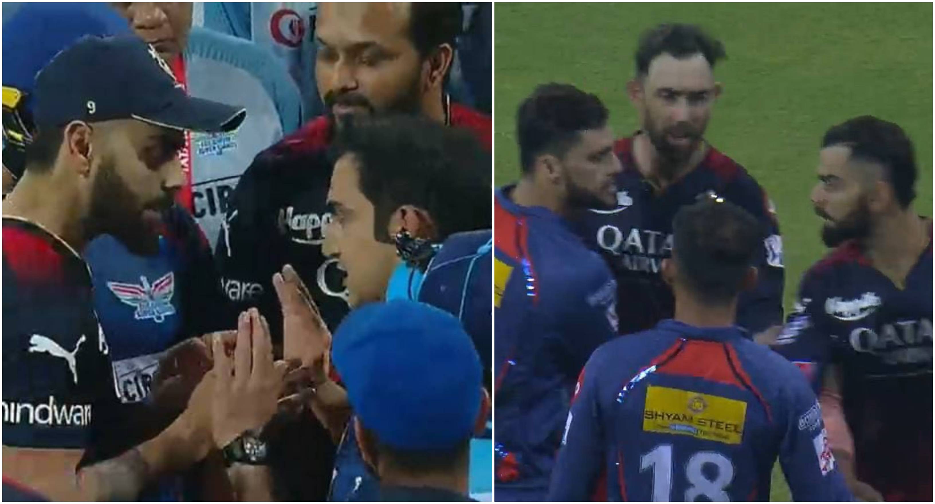 Virat Kohli's heated altercation with Gautam Gambhir and Naveen-ul-Haq | Twitter