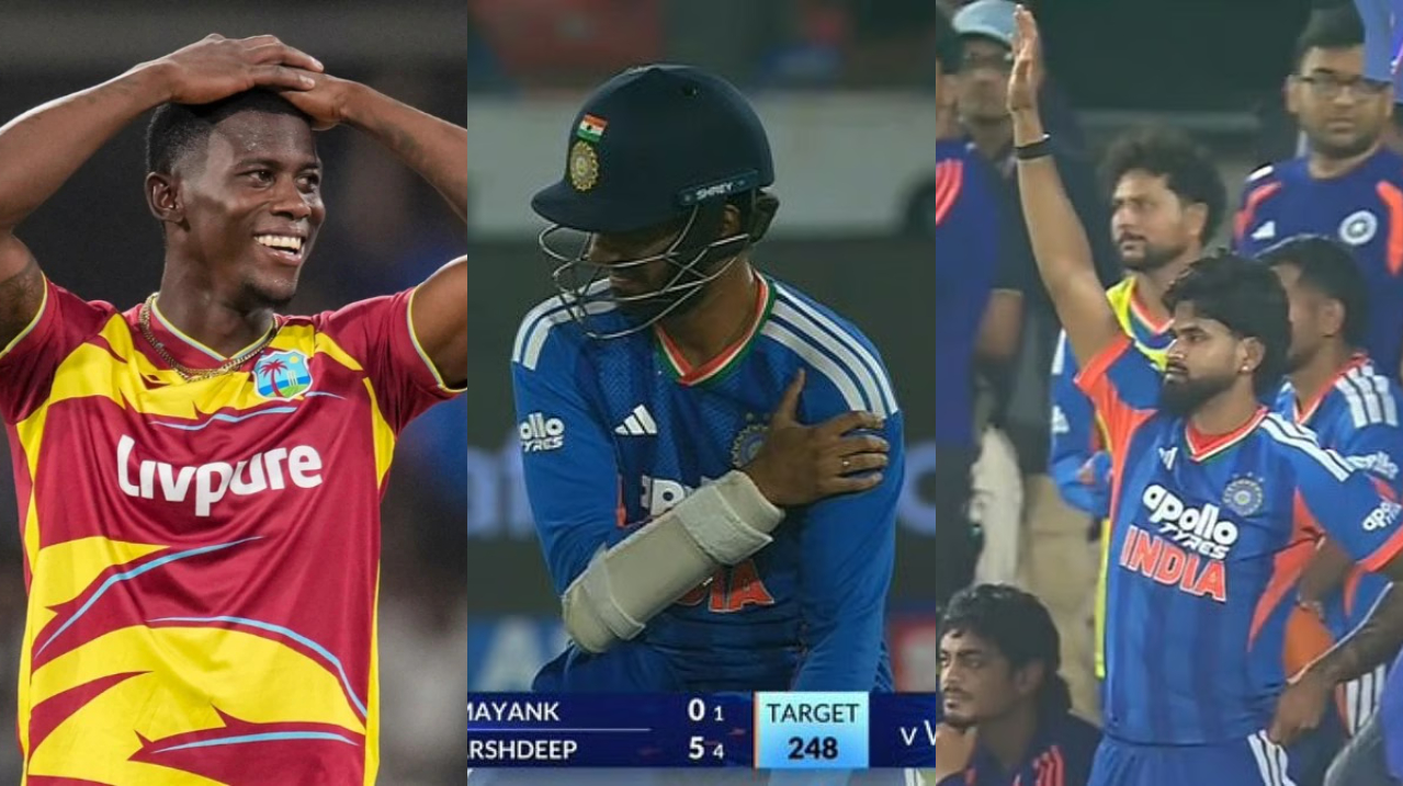 Joseph's bouncers hurt Arshdeep on his shoulder leading to Iyer calling him back | X