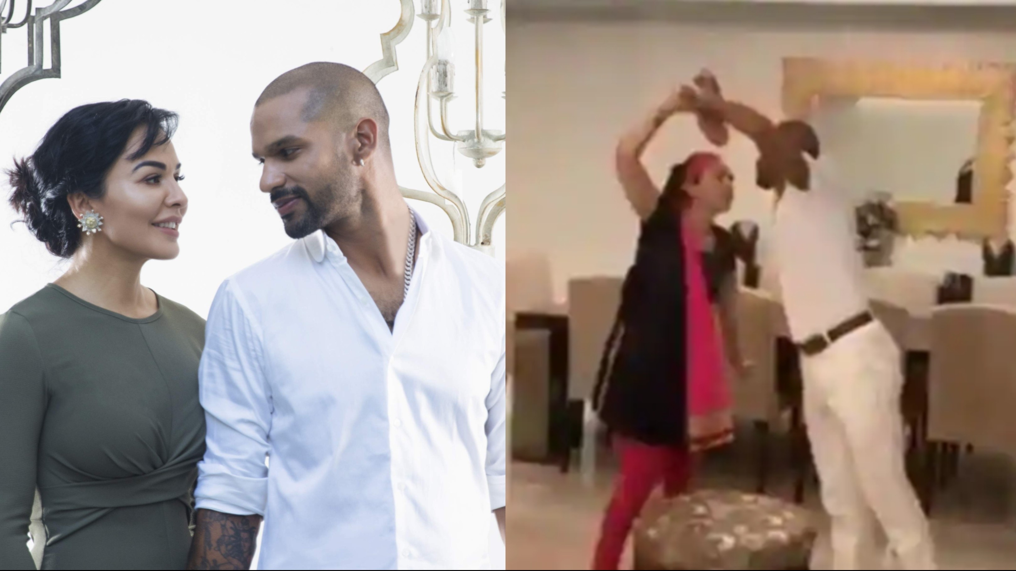 WATCH - Shikhar Dhawan and wife Aesha recreate Bollywood classic 'Dhal Gaya Din, Ho Gayi Sham'