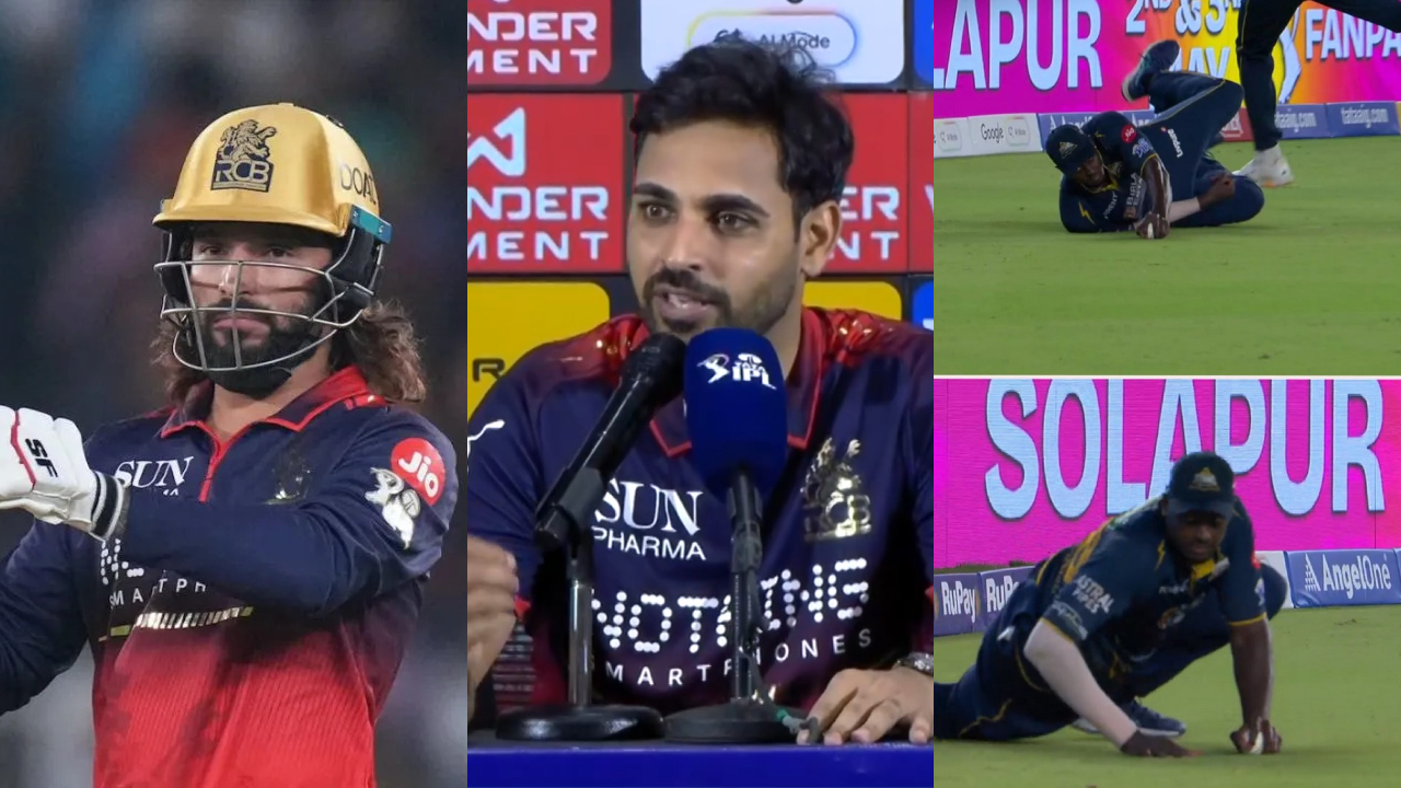 Bhuvneshwar Kumar talked about Holder's catch of Patidar | X