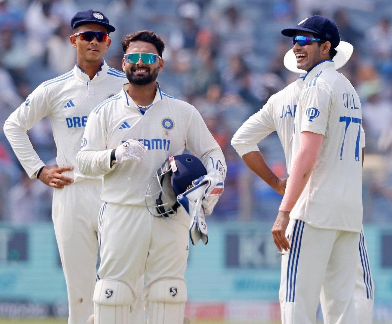 Yashasvi Jaiswal, Rishabh Pant and Shubman Gill | Getty
