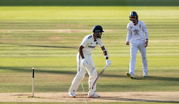 Akash Deep was dismissed by Ben Stokes two balls before stumps | Getty