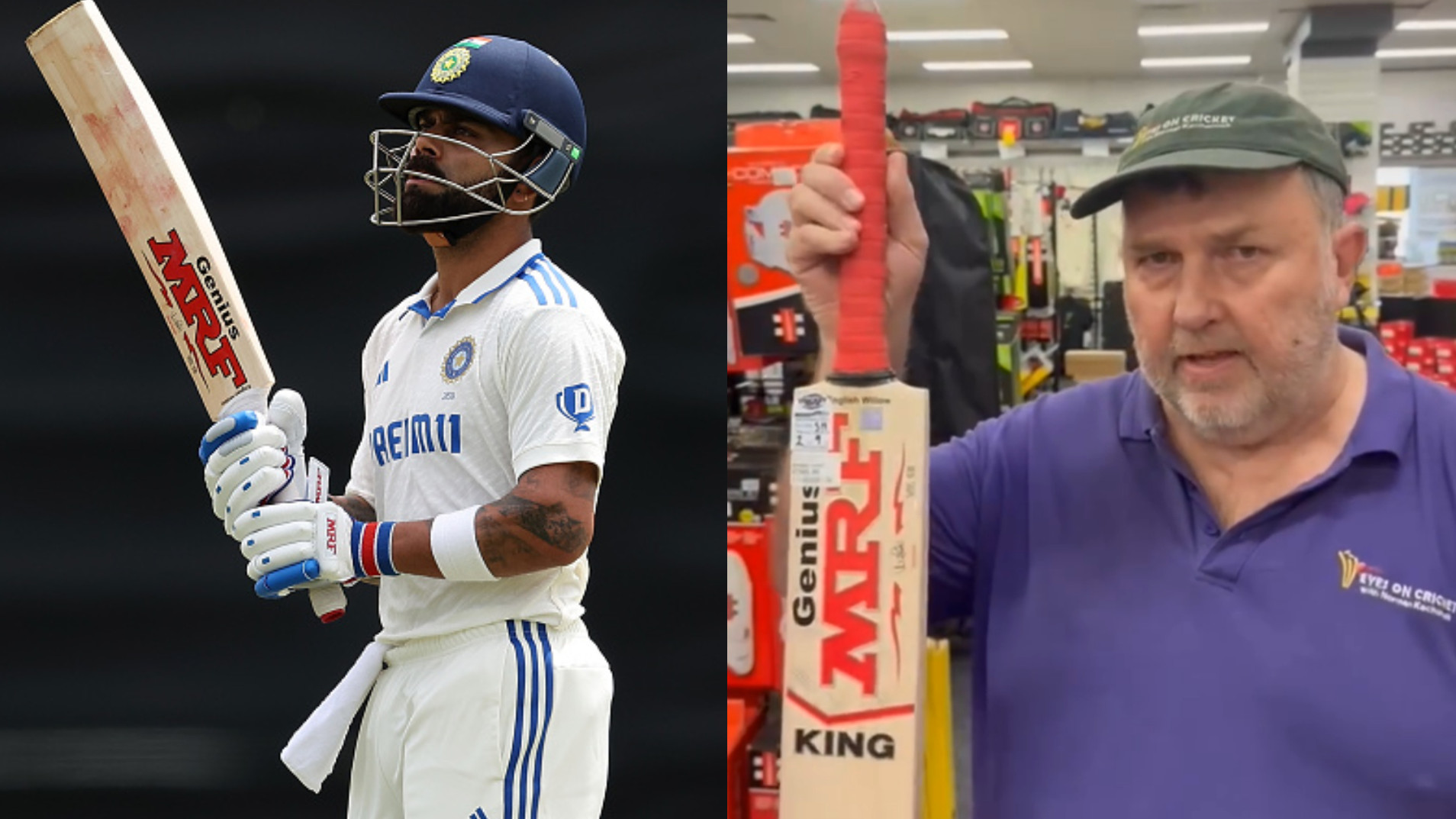 BGT 2024: WATCH- Virat Kohli’s signed bat in Australia costs a whopping AUD 2985