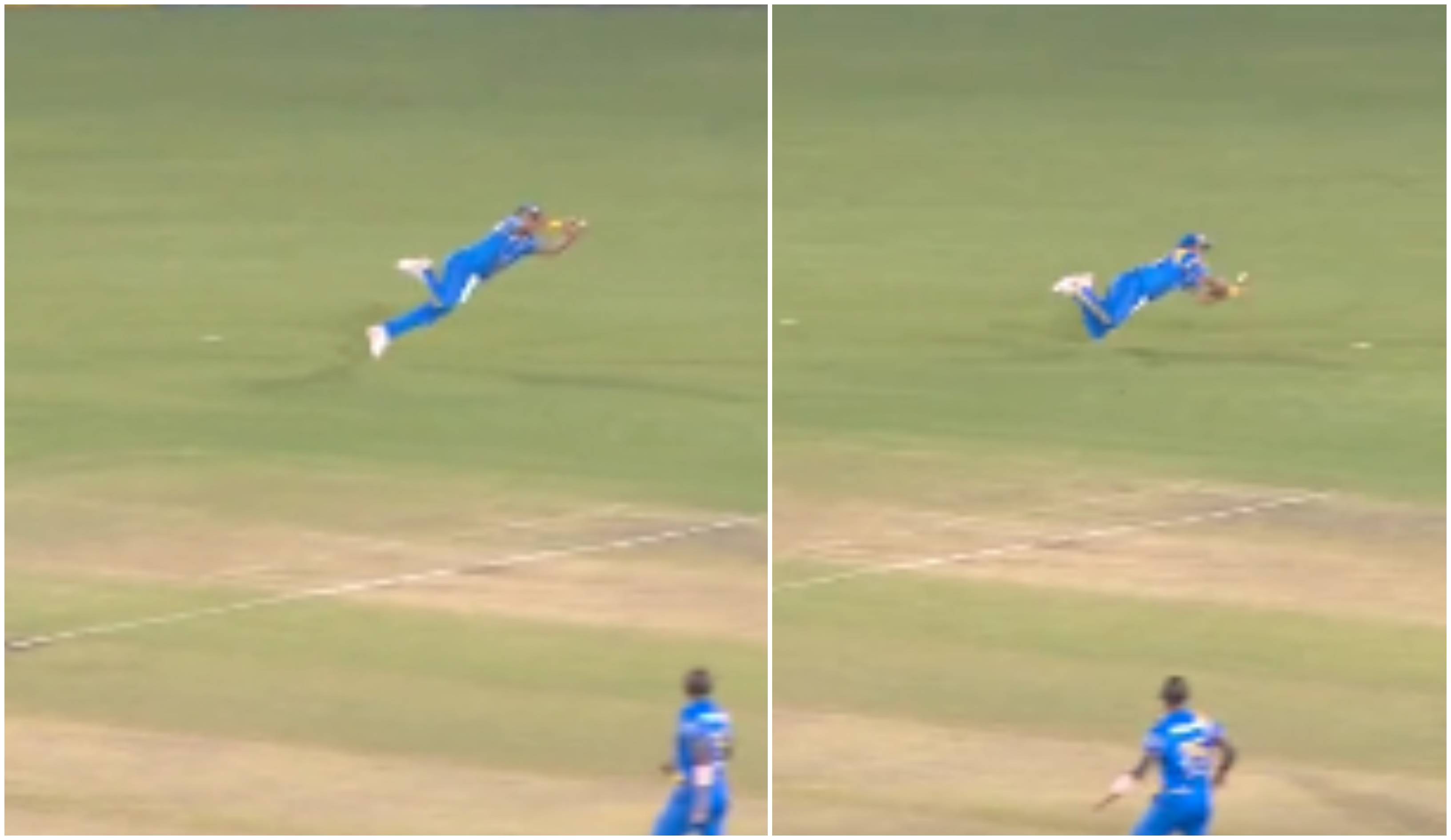 Suresh Raina's remarkable catch | Screengrab
