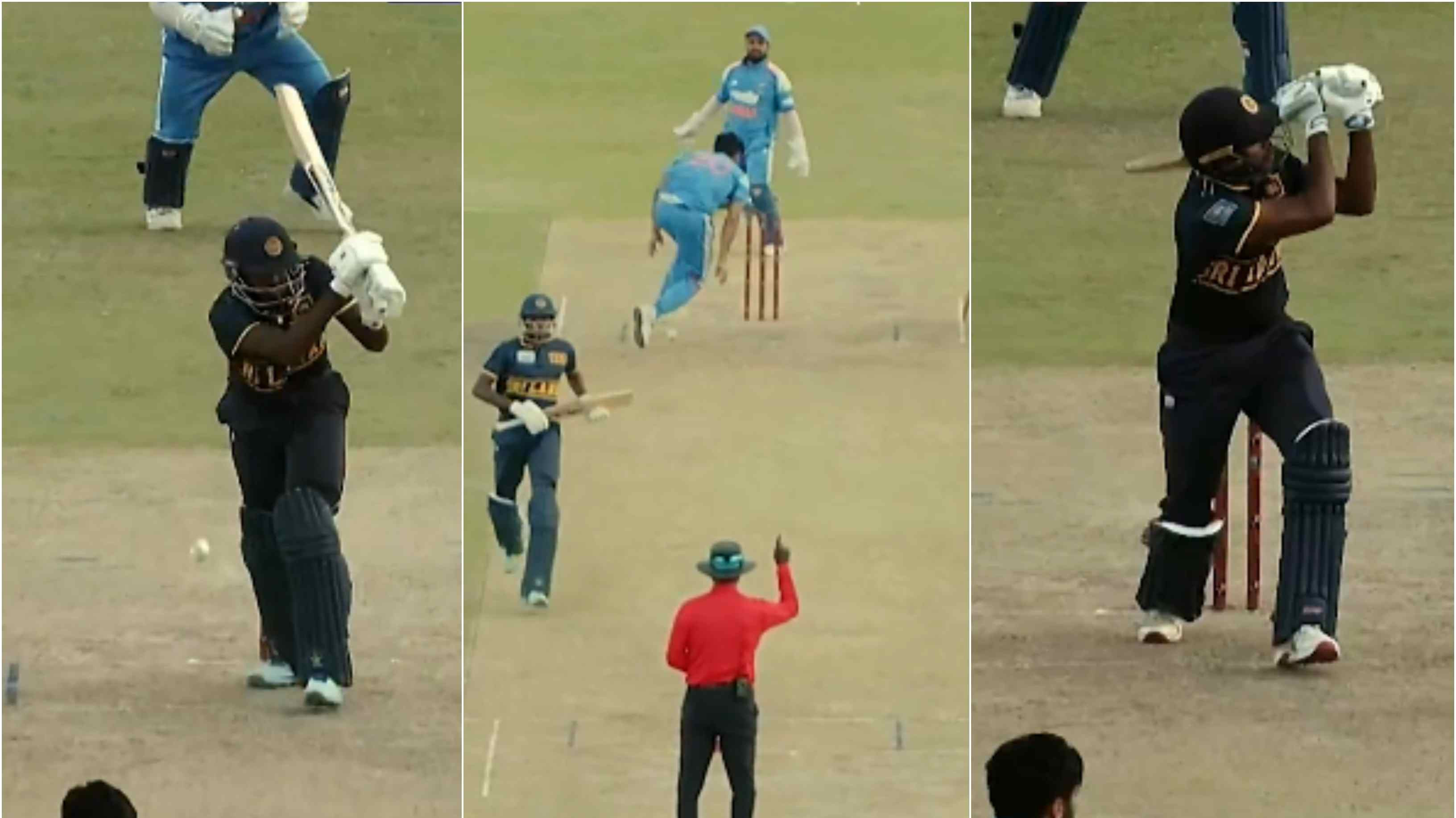 WATCH: India A take 3 wickets in 4 balls to pull off a nail-biting win over Sri Lanka A in tri-nation series opener
