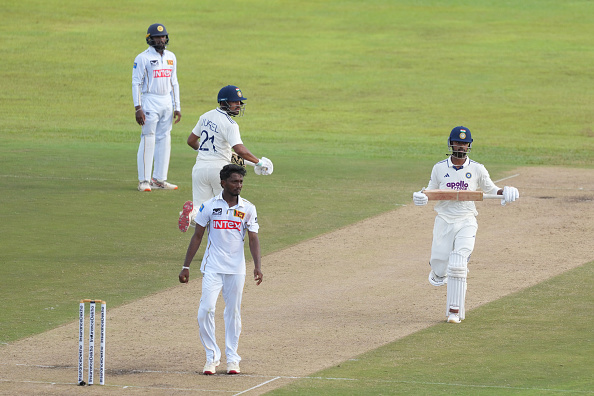 Dhruv Jurel and Manav Suthar's partnership aided India to a score of 462 | Getty