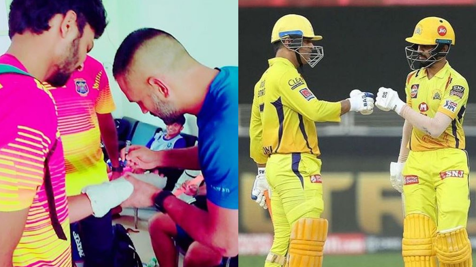 IPL 2020: Ruturaj Gaikwad shares his “how it started, how it’s going” photos feat. MS Dhoni
