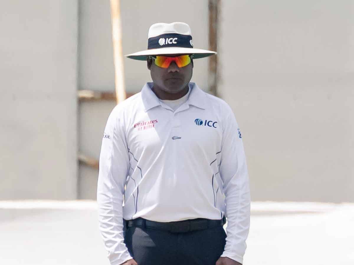 Nitin Menon was one of the umpires who officiated in Test series | Twitter 