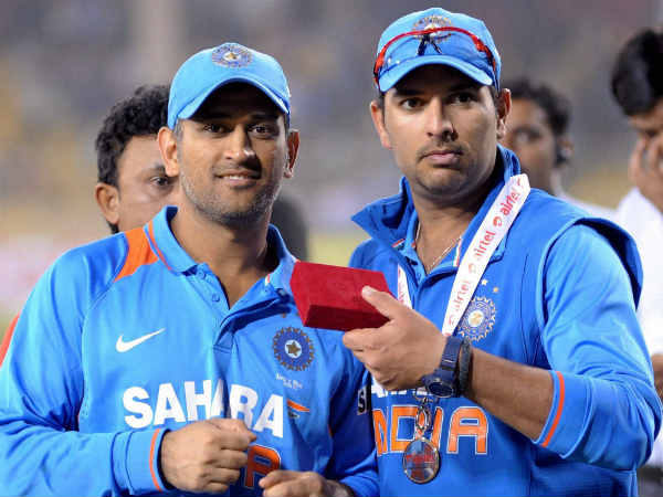 Yuvraj Singh also sapoke about his equation with MS Dhoni in Indian team | X