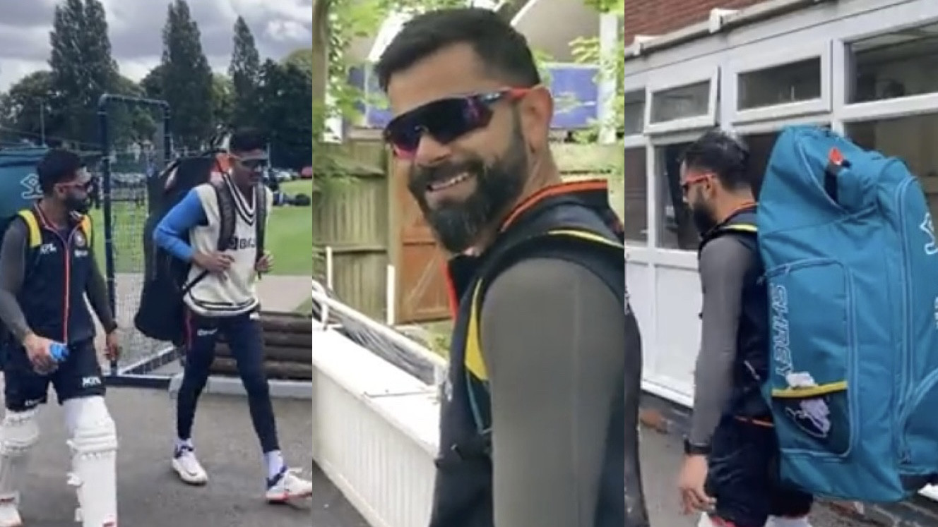 ENG v IND 2022: WATCH - Virat Kohli reacts hilariously after Edgbaston admin covers his and Gill's conversation 