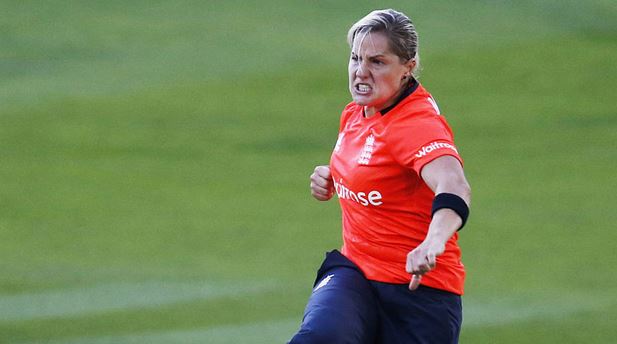 Katherine Brunt demolished Indian batting with 3 wickets | Getty