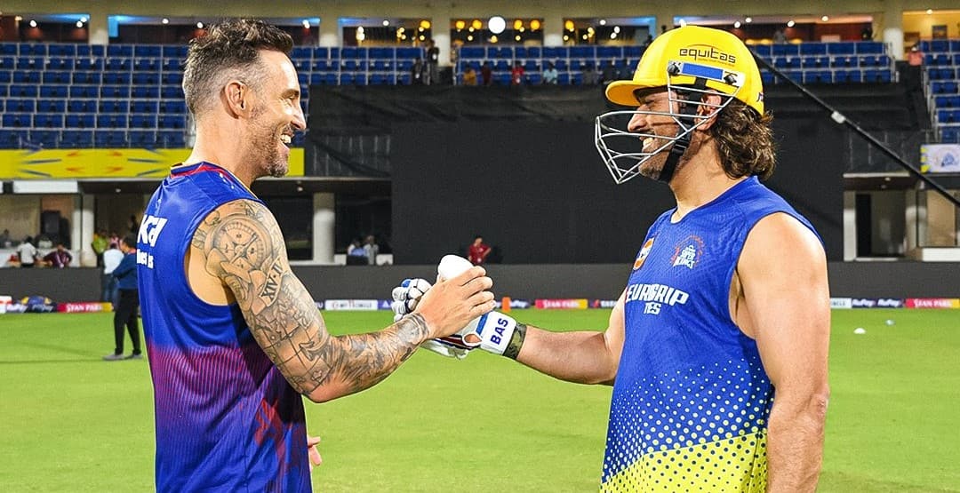 Faf du Plessis and MS Dhoni | CSK 