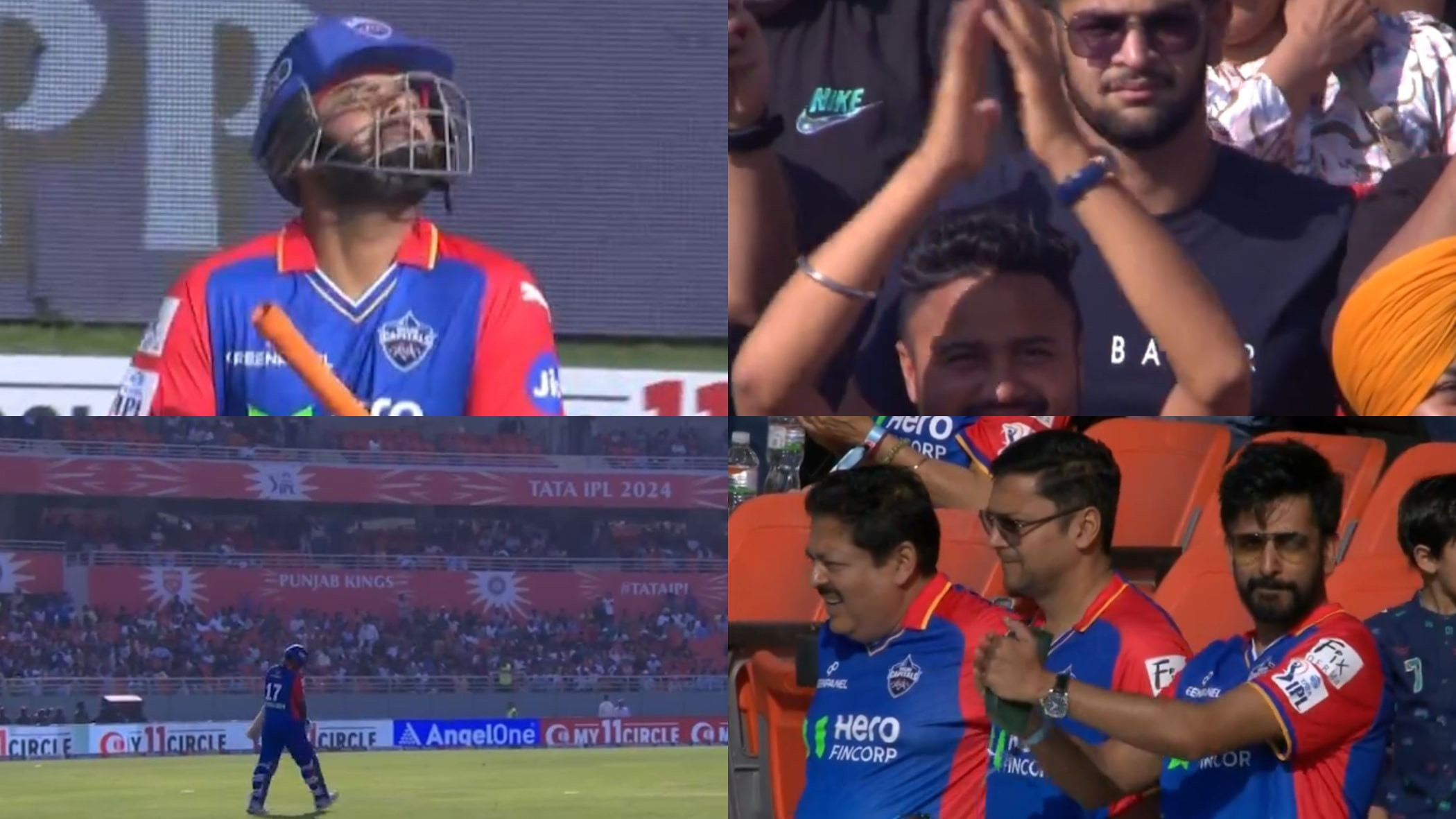 IPL 2024: WATCH- Rishabh Pant gets standing ovation and roaring welcome as he walks out to bat