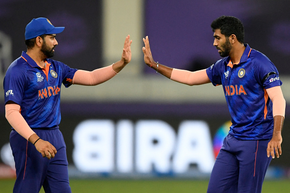  Jasprit Bumrah and Rohit Sharma | Getty