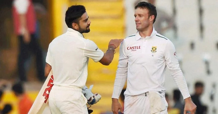 Virat Kohli and AB de Villiers | X