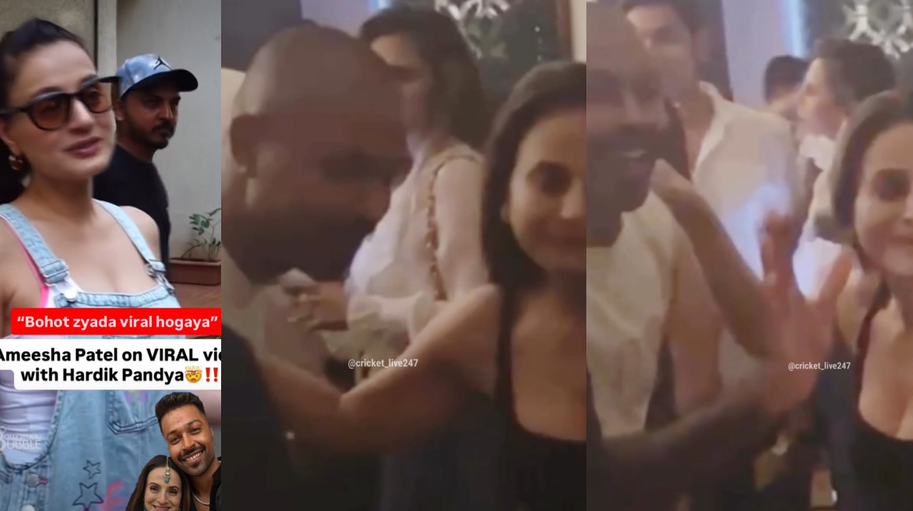 Ameesha Patel rubbished all rumor about her and Hardik Pandya | X