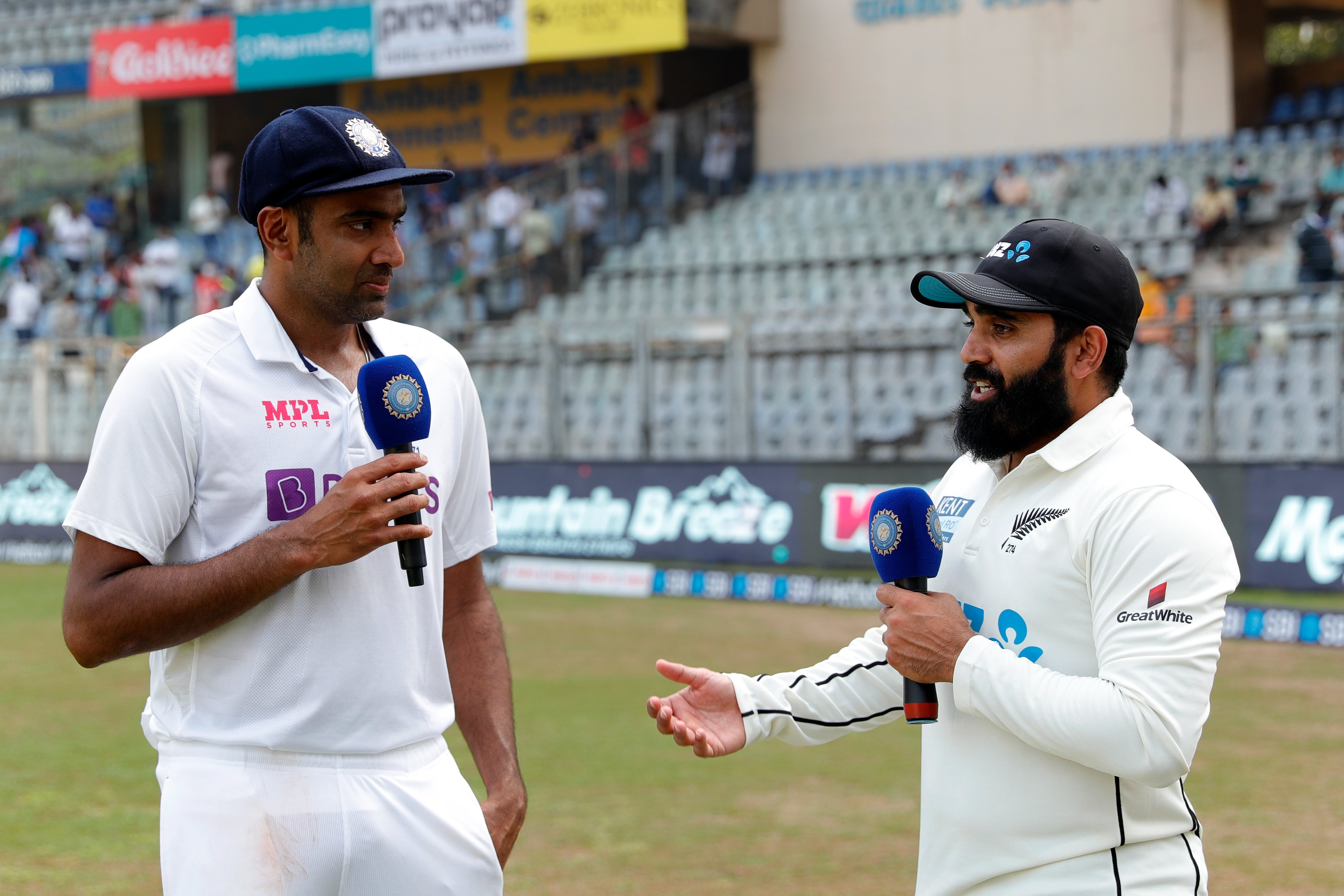 R Ashwin and Ajaz Patel | BCCI