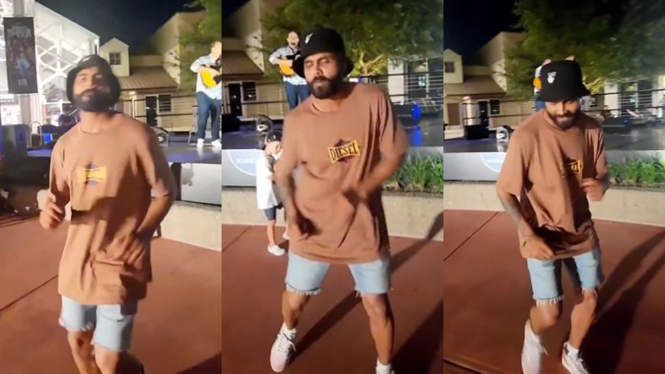 WATCH- Ravindra Jadeja shakes a leg on street while vacationing in the USA