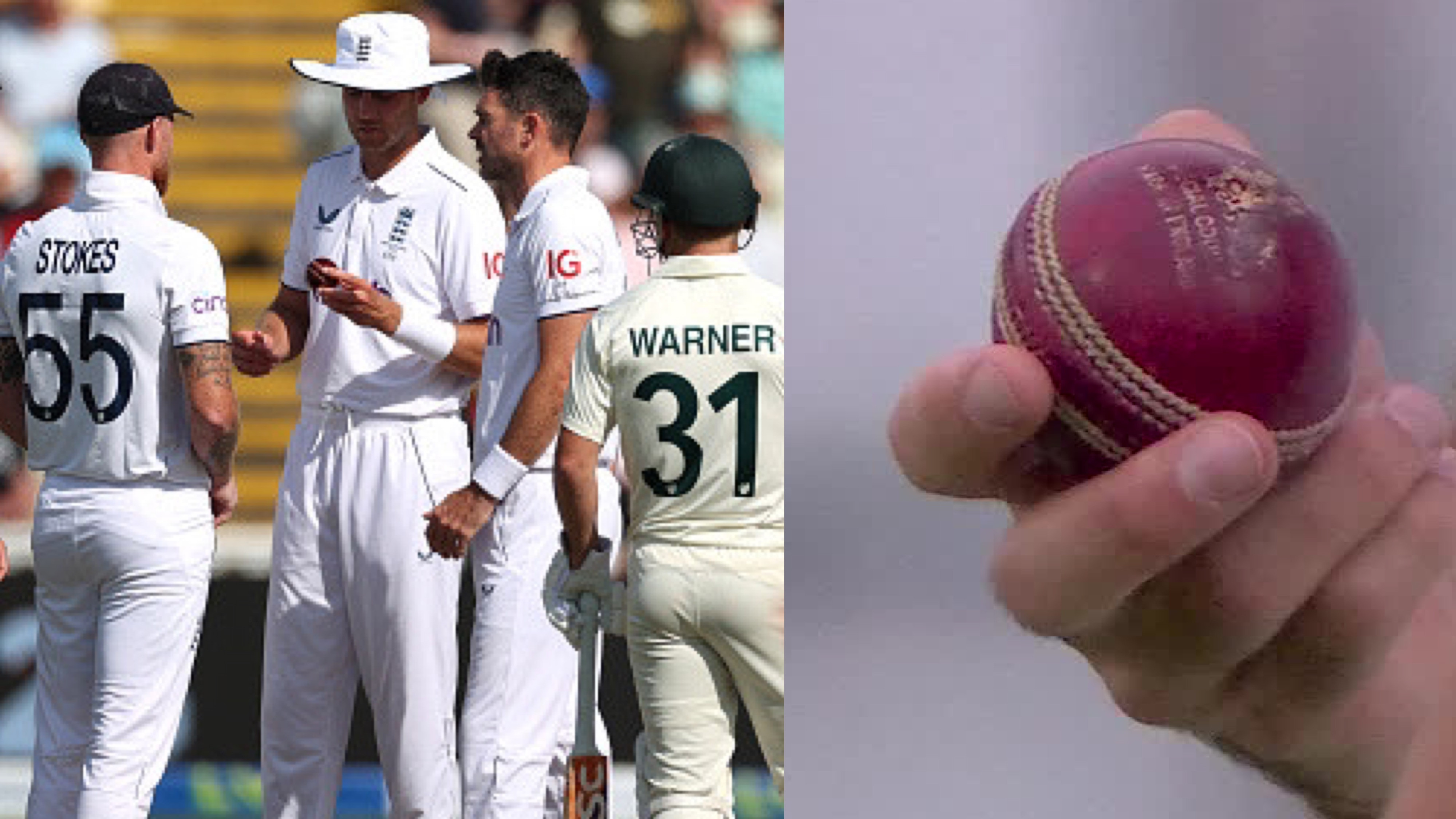 Ashes 2023: Controversy erupts as umpires give new ball to England after Khawaja takes nasty blow on helmet