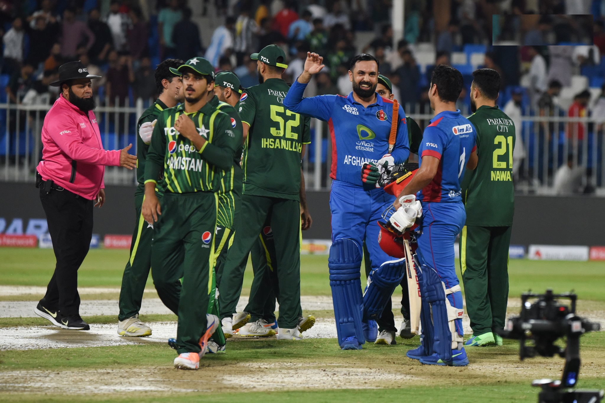 Afghanistan defeated Pakistan by 7 wickets in the second T20I and won the series | ACB Twitter
