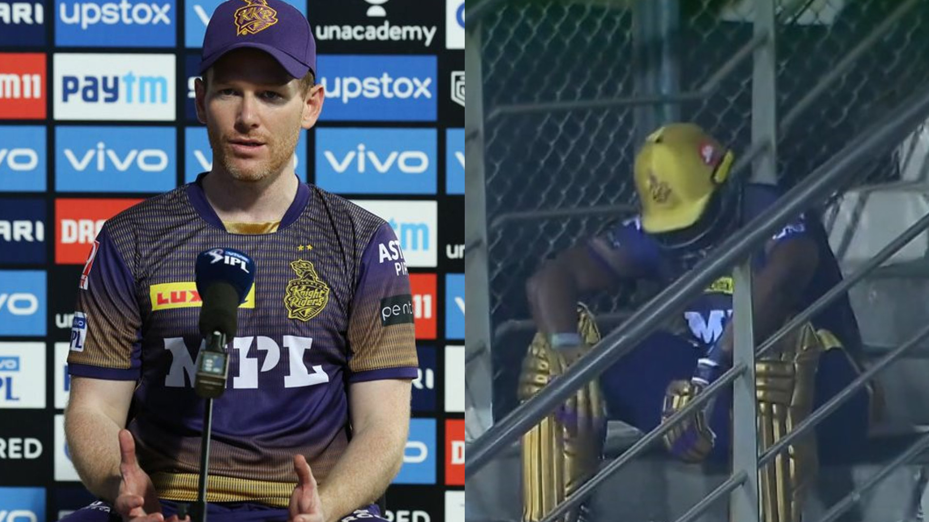 IPL 2021: Tend to stay away from Andre Russell after he got out, says KKR skipper Eoin Morgan