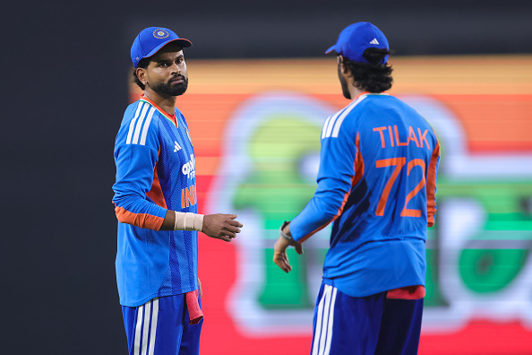 India T20I captain Shreyas Iyer and vice-captain Tilak Varma | Getty