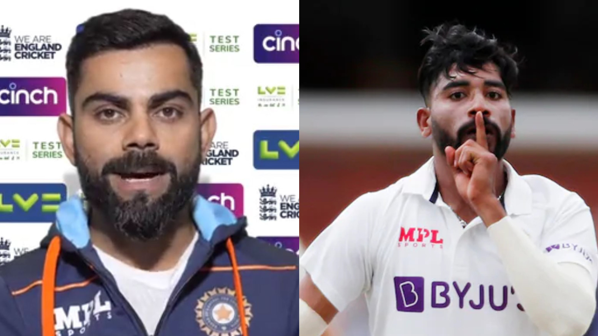 ENG v IND 2021: WATCH- Virat Kohli says he is not surprised by Mohammed Siraj’s meteoric rise