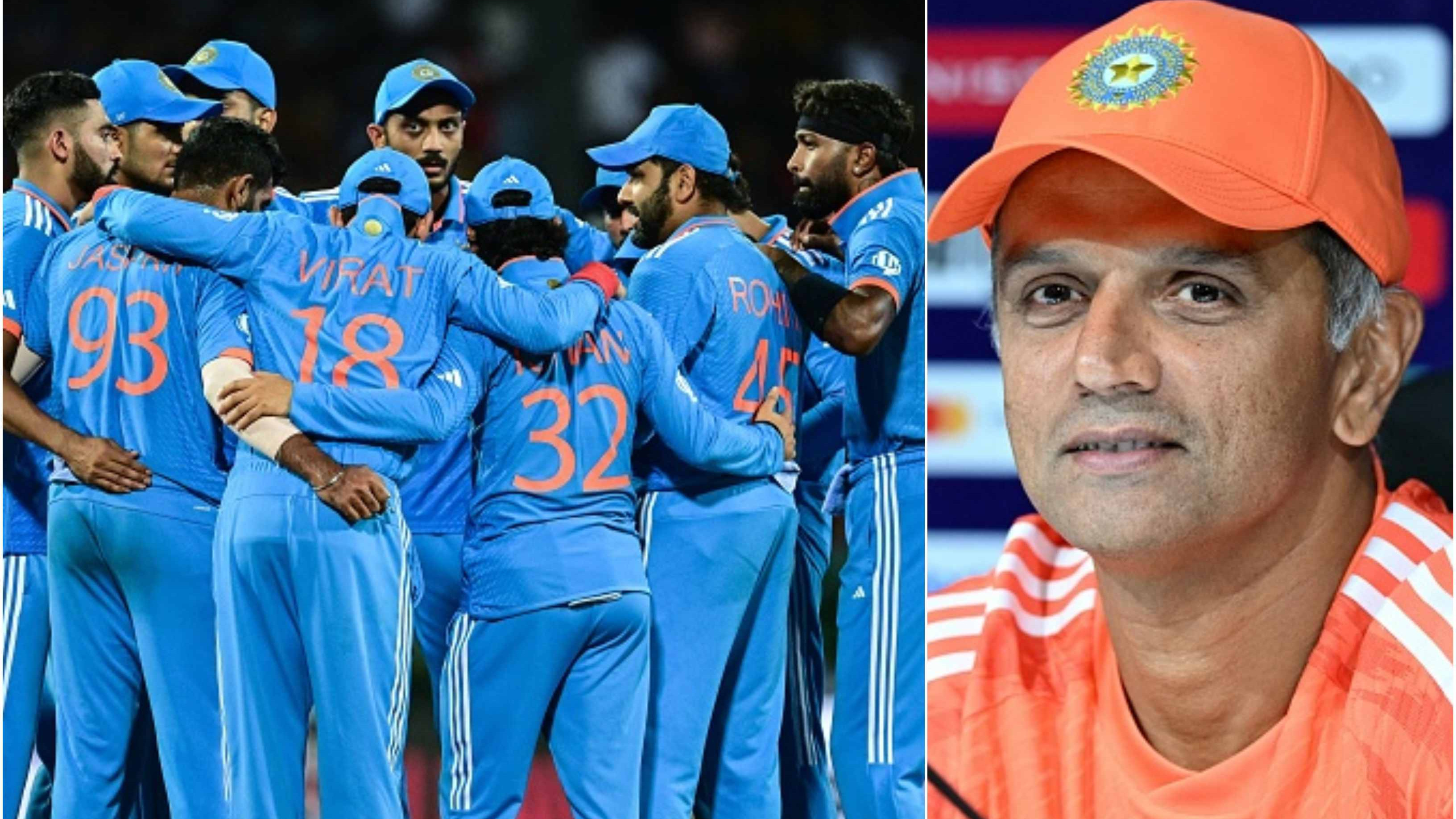 CWC 2023: “Once the game starts, it's the captain's team,” says Rahul Dravid ahead of India’s World Cup opener