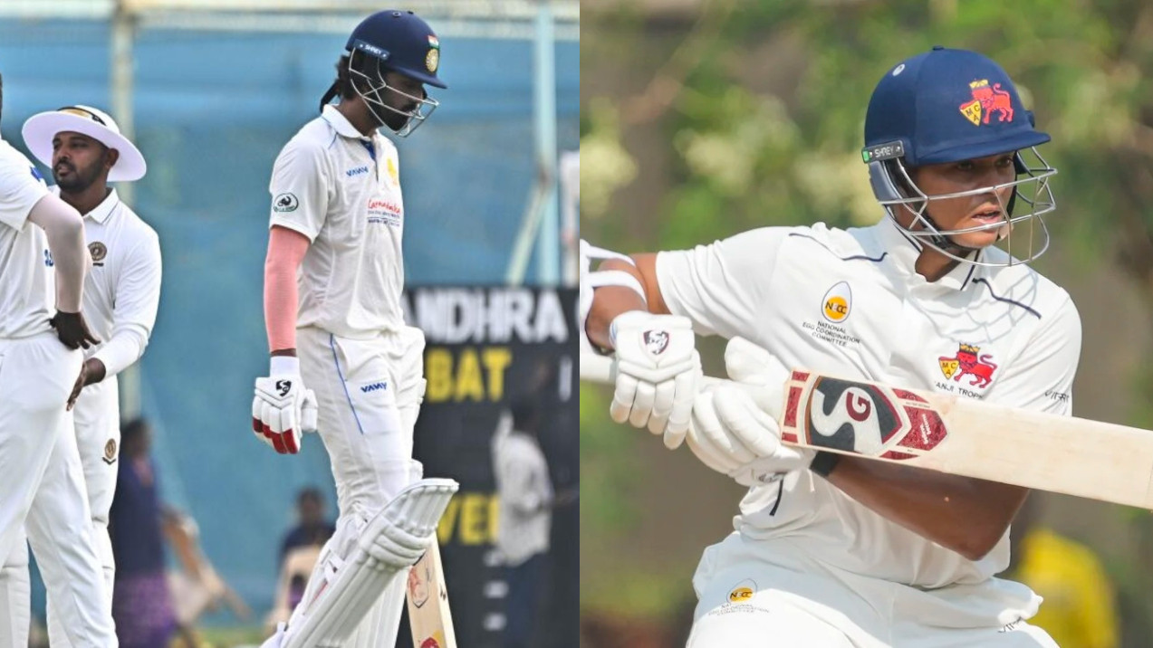 Yashasvi Jaiswal falls for a duck in Mumbai's Ranji Trophy 2026/27 opener; Karnataka's KL Rahul dismissed for 4 runs