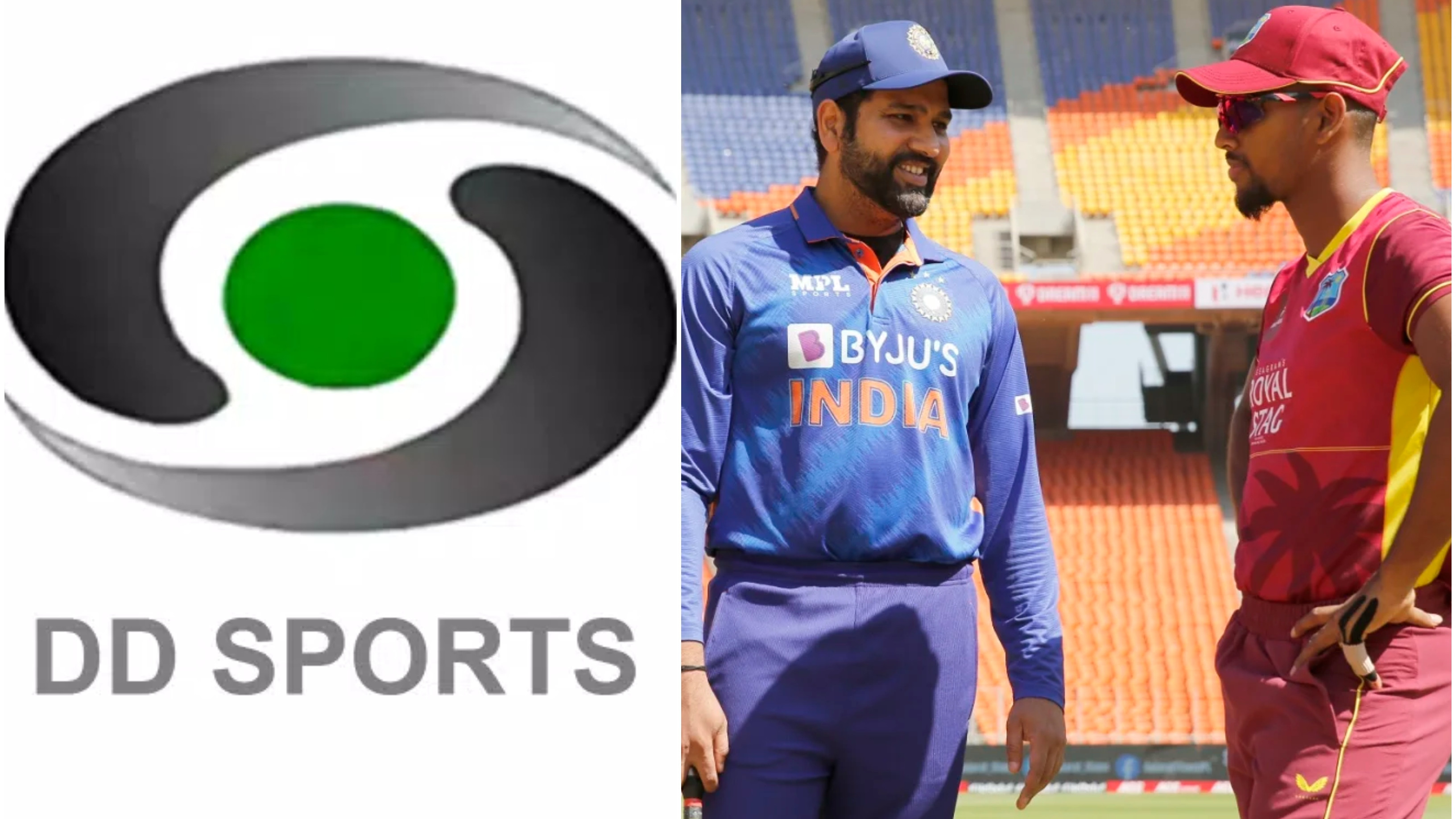 WI v IND 2022: DD Sports secures broadcasting rights of India's upcoming white-ball tour to West Indies
