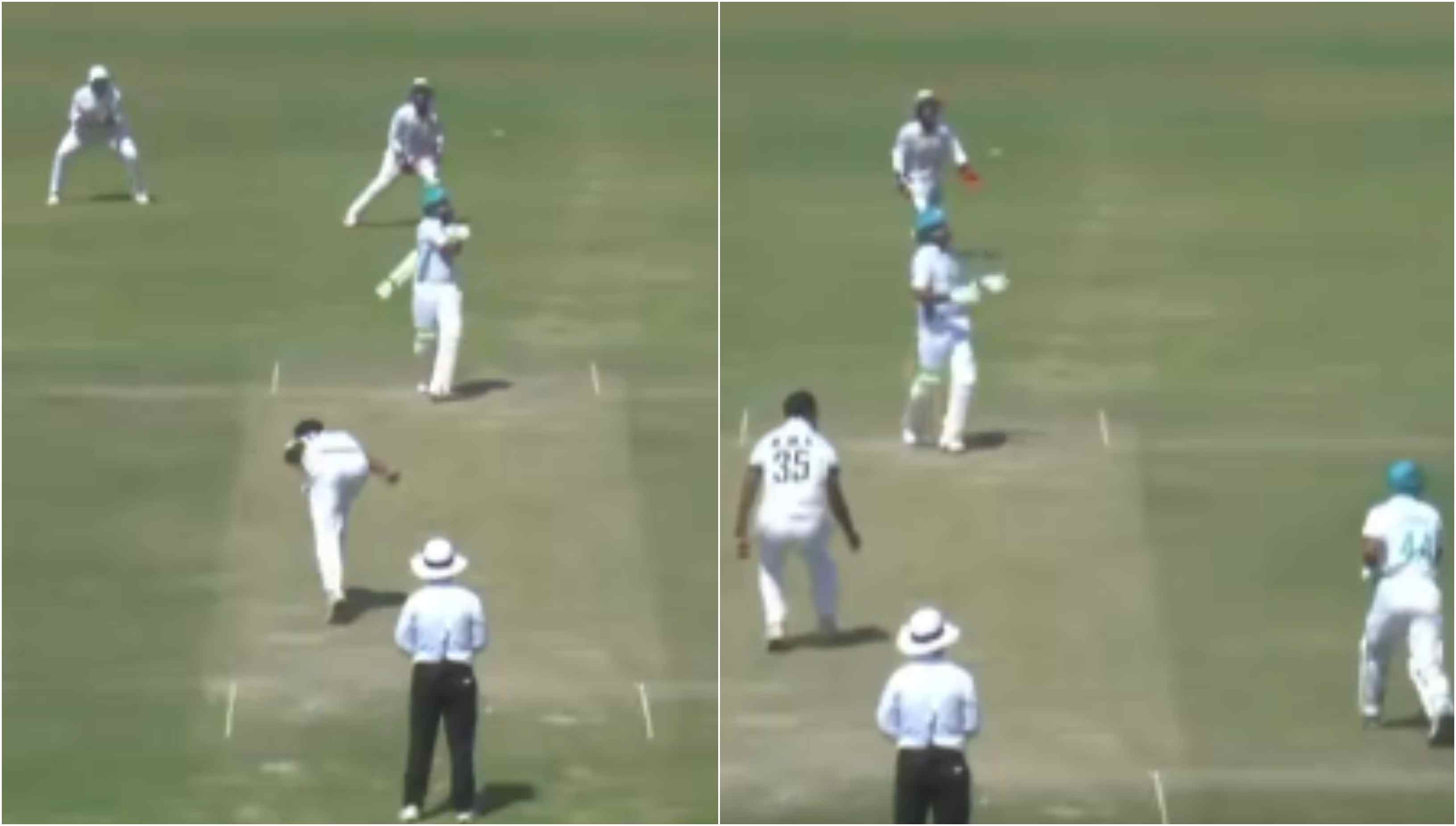 Babar Azam's dismissal on return to domestic first-class cricket | Screengrabs