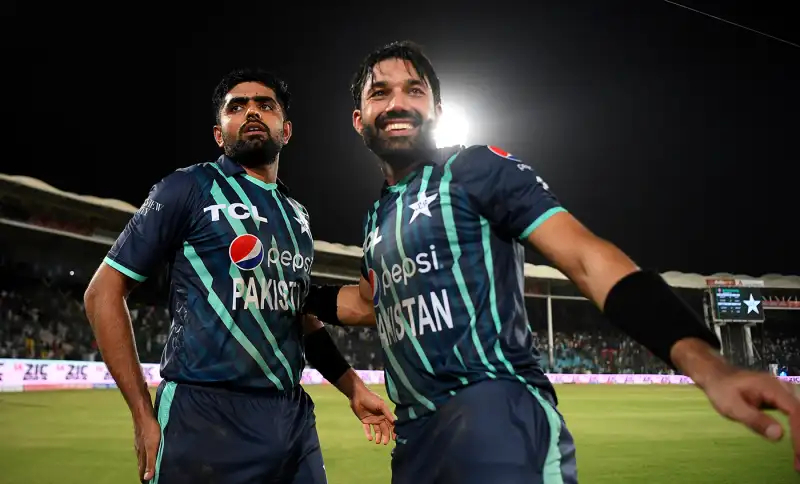 Babar Azam and Mohammad Rizwan have been under the hammer for their strike rates | Getty