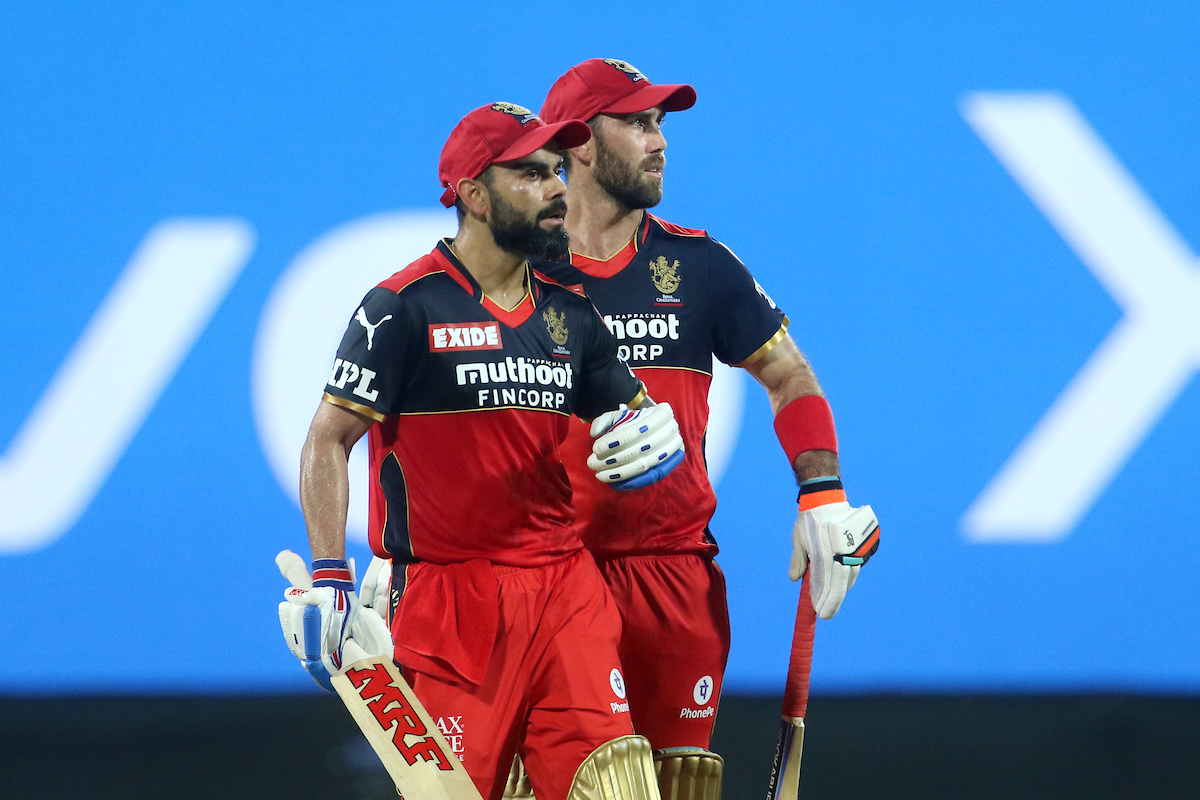 Virat Kohli and Glenn Maxwell added more than 50 runs in the IPL 14 opener | BCCI/IPL