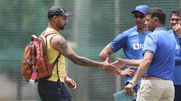 Shikhar Dhawan will captain India, while Rahul Dravid will be the head coach | AP