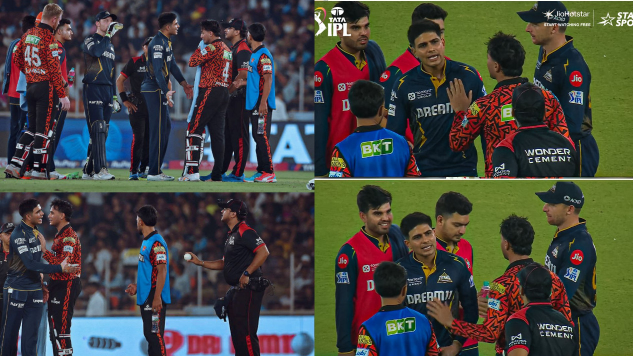 IPL 2025: WATCH- Shubman Gill fights with on-field umpires as Abhishek Sharma tries to calm him