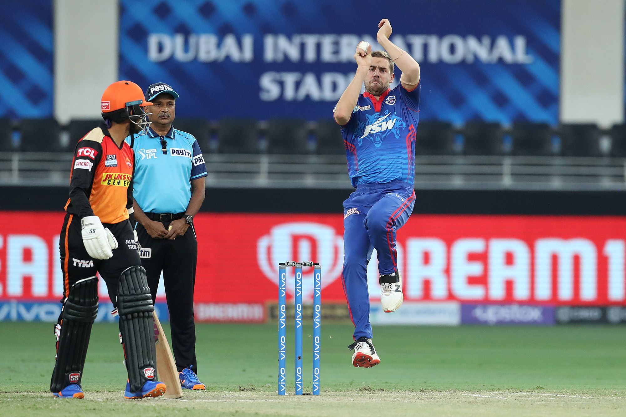 Anrich Nortje bowled fastest 8 balls of IPL 14 against SRH| BCCI/IPL