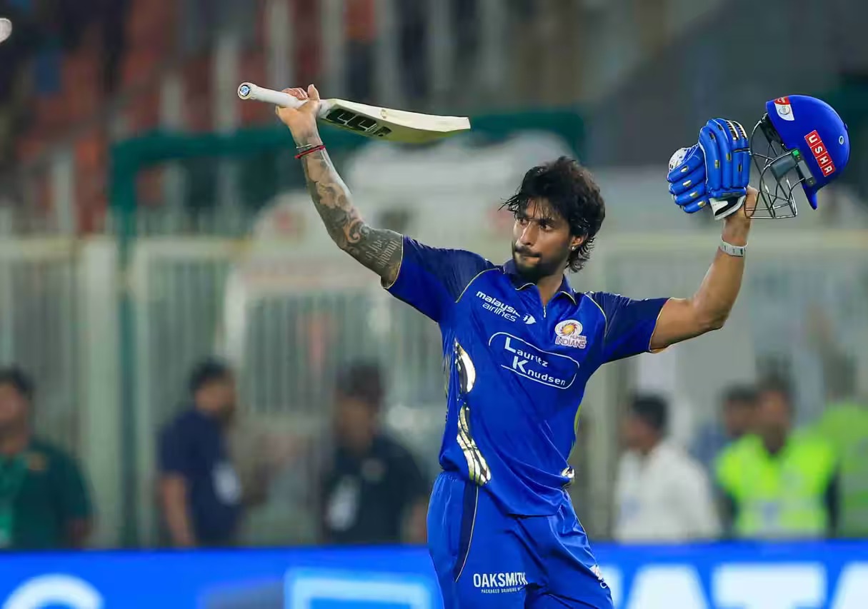 Tilak Varma celebrates his maiden IPL century | BCCI-IPL