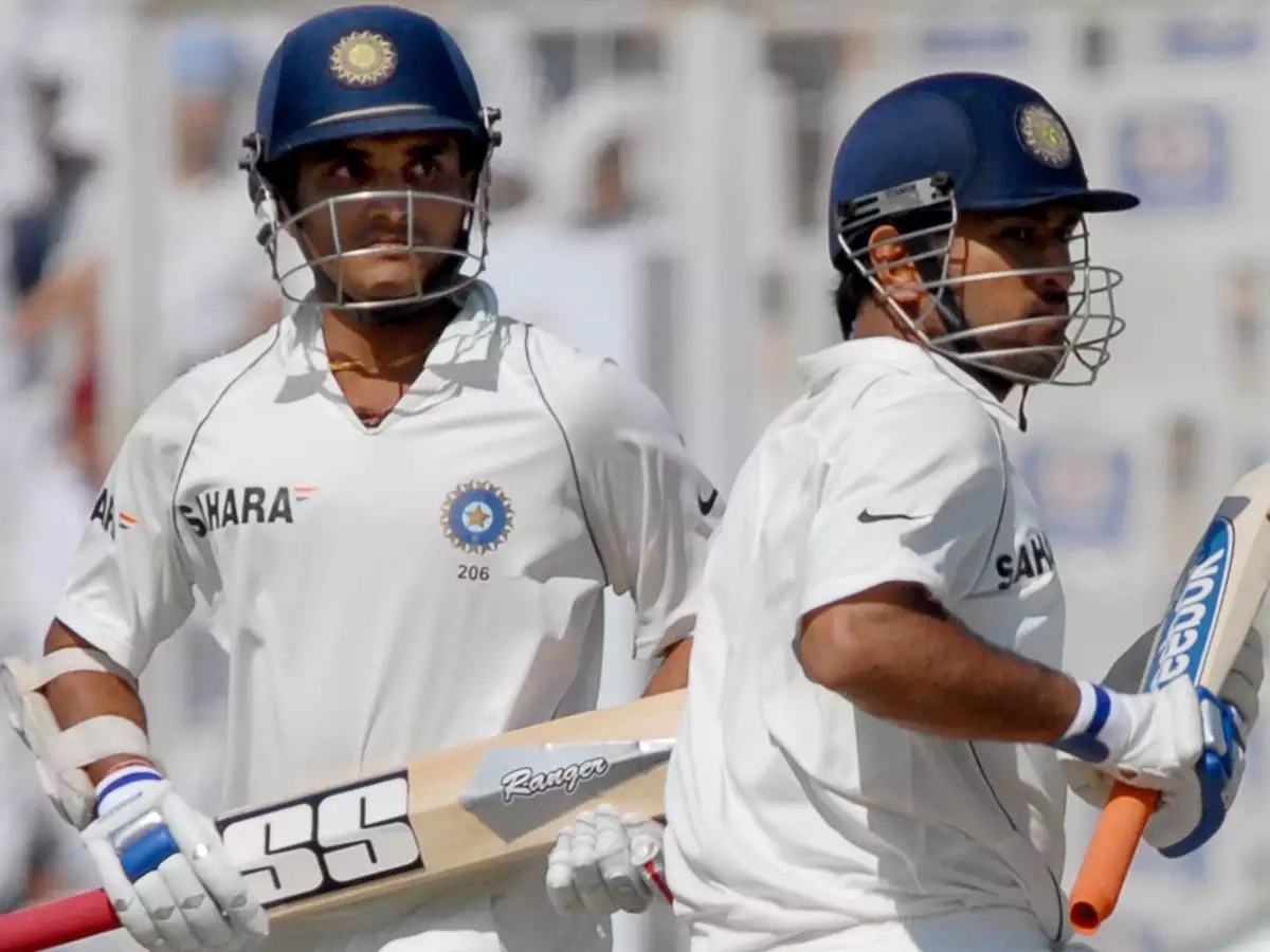 MS Dhoni and Sourav Ganguly | AFP