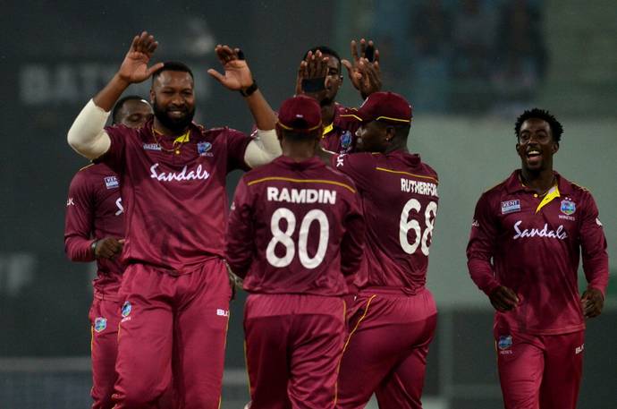 West Indies found it really difficult to stop the run flow | AFP 