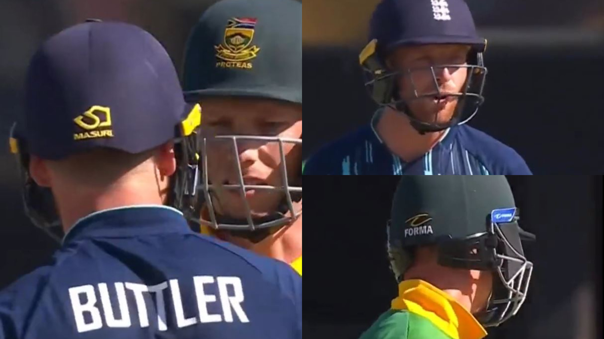 SA v ENG 2023: WATCH- ‘What’s your problem?’- Jos Buttler and Rassie van der Dussen have a verbal altercation