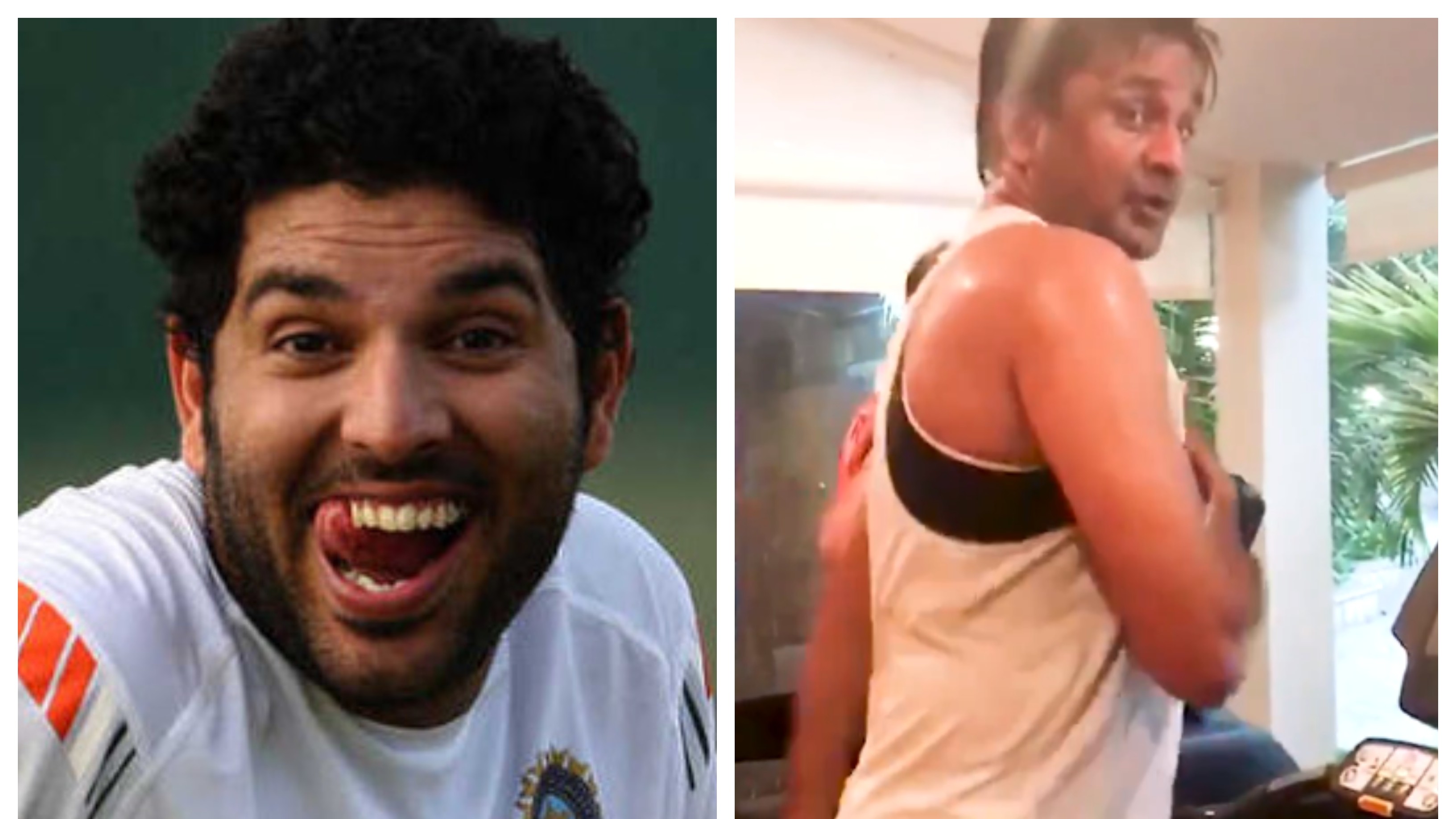 Yuvraj Singh shares hilarious video from a gym session to wish Javagal Srinath on his birthday