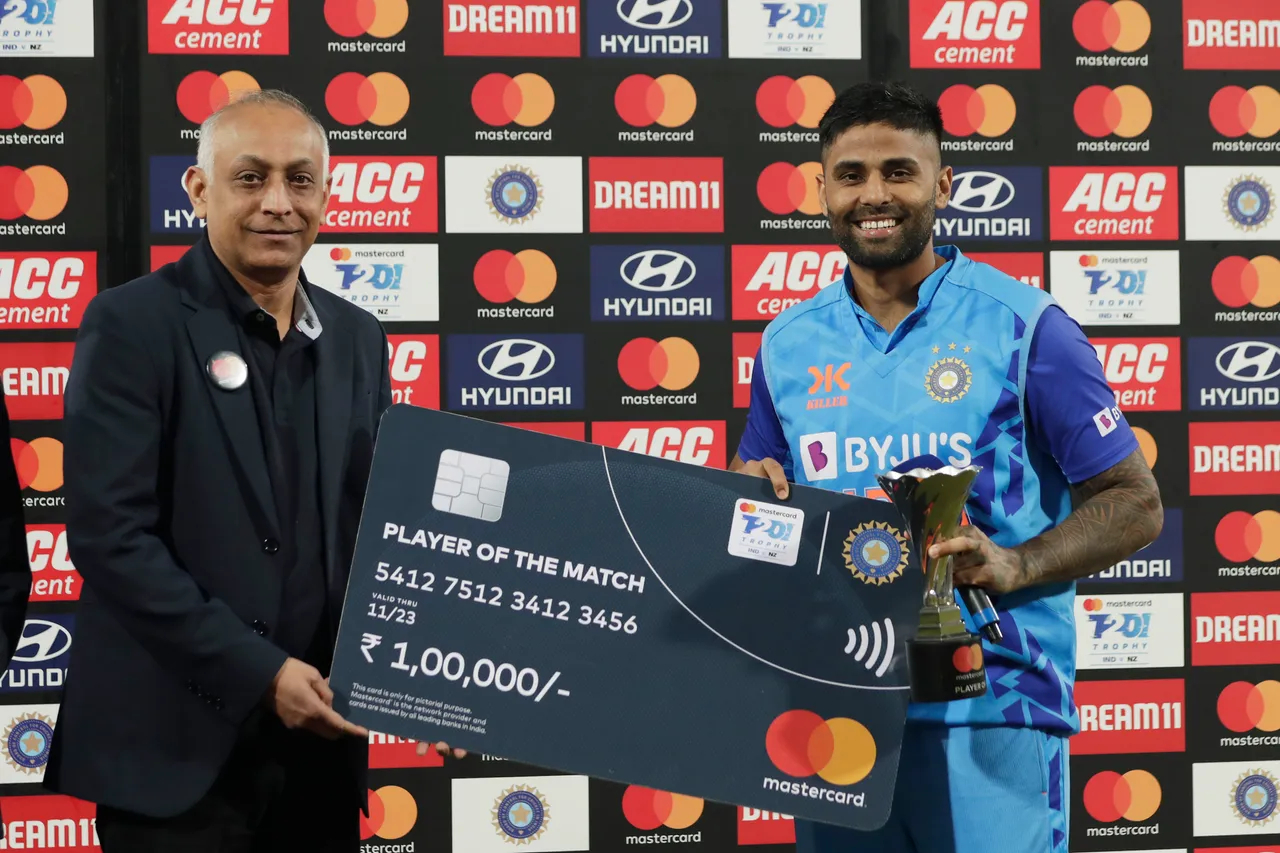 Suryakumar Yadav was the Player of the Match for his 26* in 31 balls | BCCI